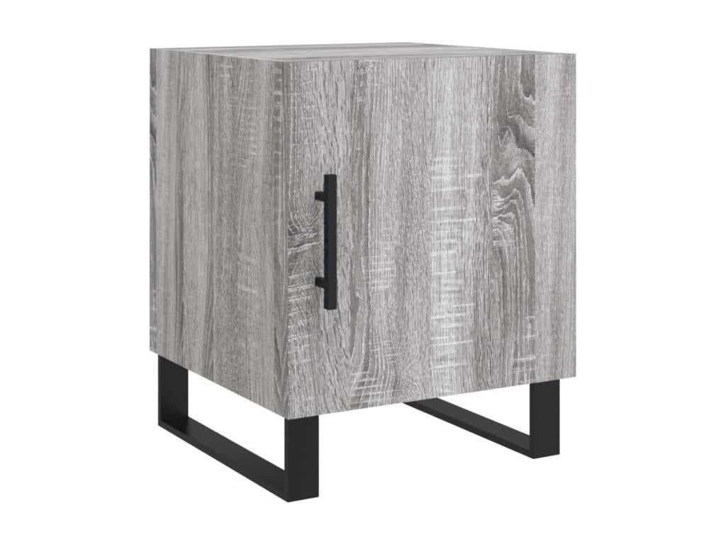 Maisonpuretop bedside table, grey, 40x40x50 cm, engineered wood, 80501CWGN