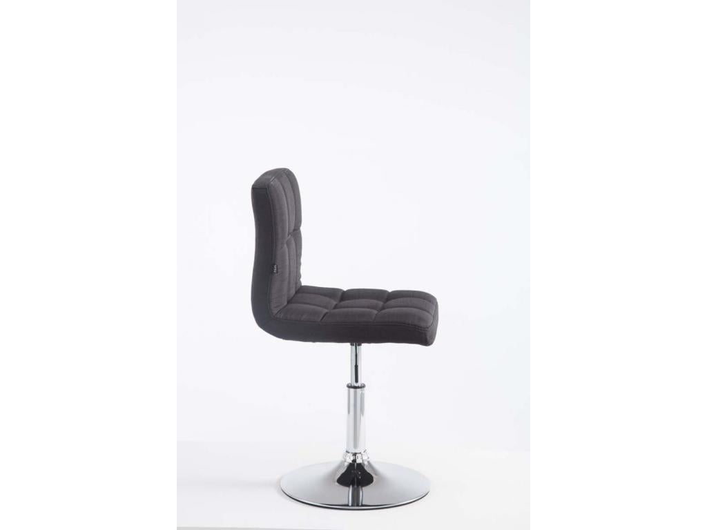 Swivel armchair - Fabric / Chrome metal - Black - Maisonpuretop 40768CIEW