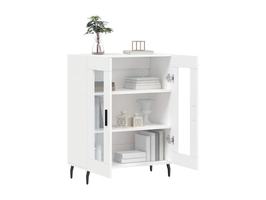 White sideboard 69.5x34x90 cm engineered wood 35220HQUD