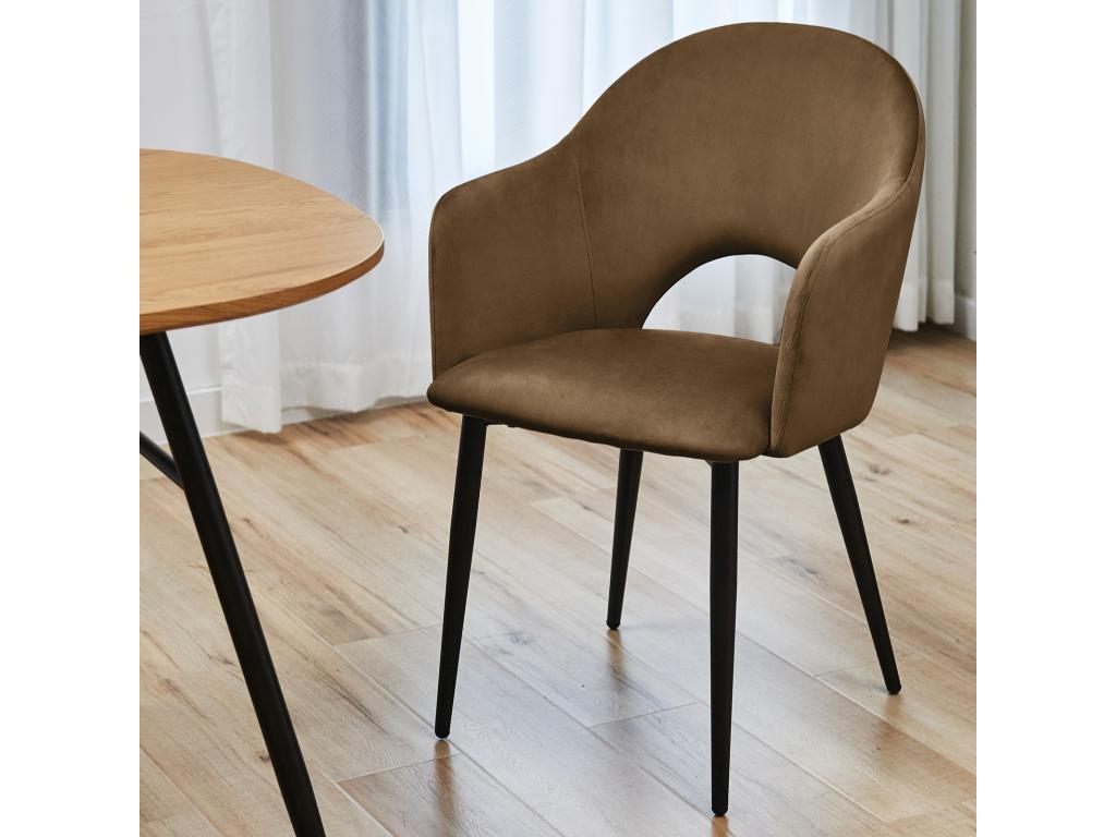 Set of 2 dining chairs 22750FPQE