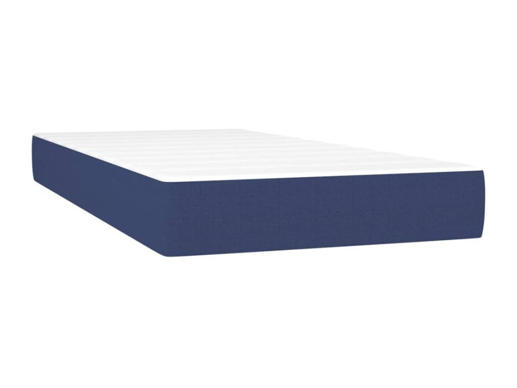 Parisianestop bed base with LED mattress, blue, 90x200 cm, fabric 31804FVIO