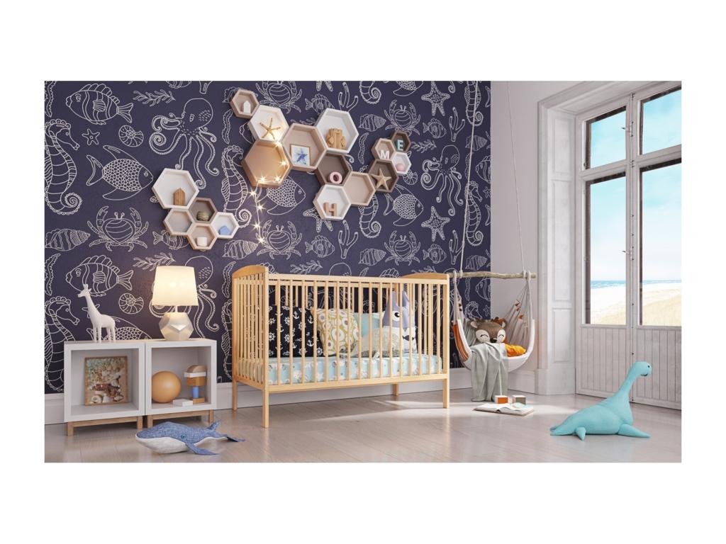 Convertible baby cot - Maisonpuretop - 120x60 cm - Wood 32610CNYP