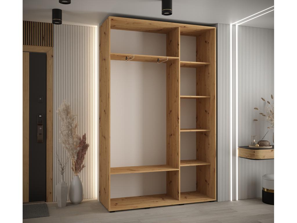 Artvivrestore 10 Sliding Door Wardrobe 235.2/150/45 3 Doors 47294FMJD