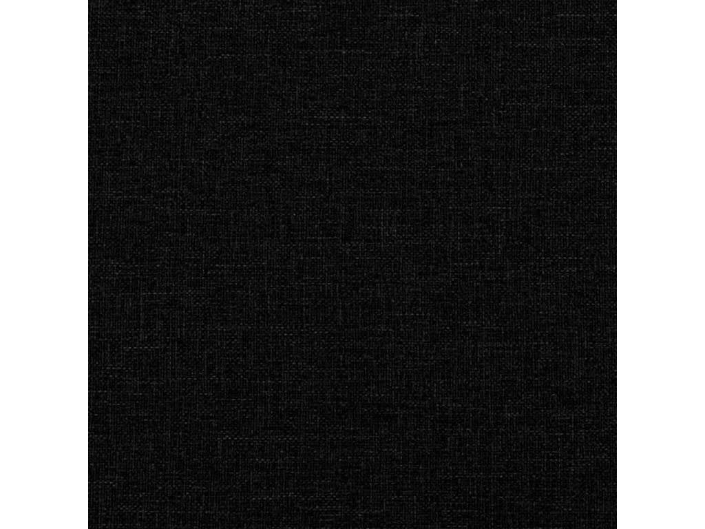 3-Piece Sofa Set with Cushions, Black Fabric 19120PJUB