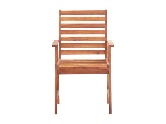 3-Piece Outdoor Dining Chairs with Cushions, Parisianestop Solid Wood 17800DSPV