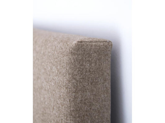 Polyester headboard with brown buttons, 90x80cm - ROC - Maisonpuretop 81793SOQX