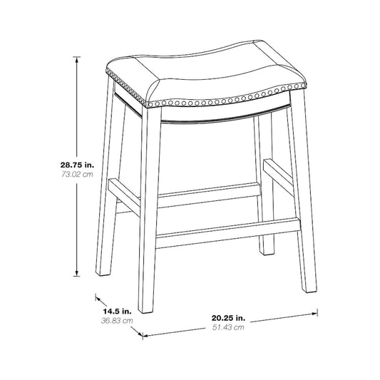 Saddle Stool 30 (2-Pack)