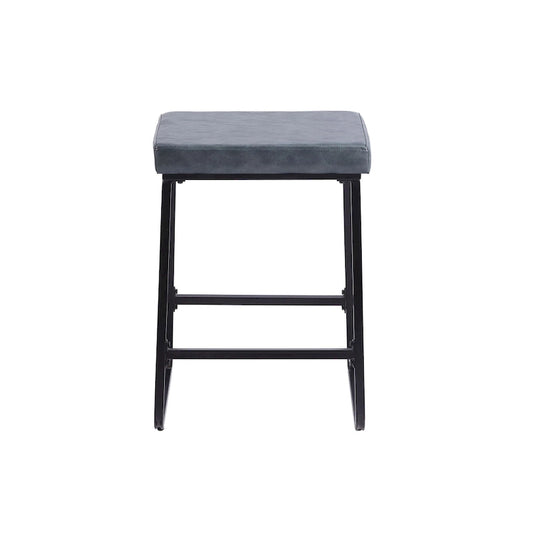 Porthos Home Selma Counter Stools Set of 2, PU Leather, Iron Legs