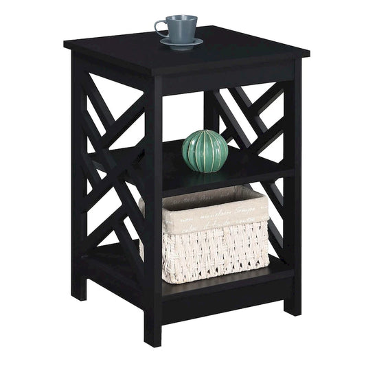 Convenience Concepts Titan End Table with Shelves
