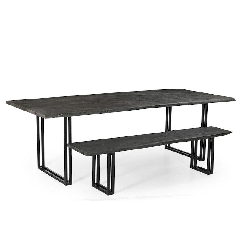 Sparrow Solid Wood Dining Table - Gray