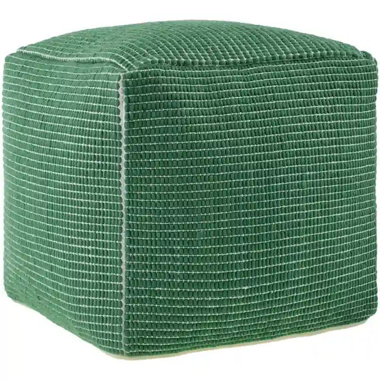 Livabliss Chunky Grid Modern & Contemporary Pouf