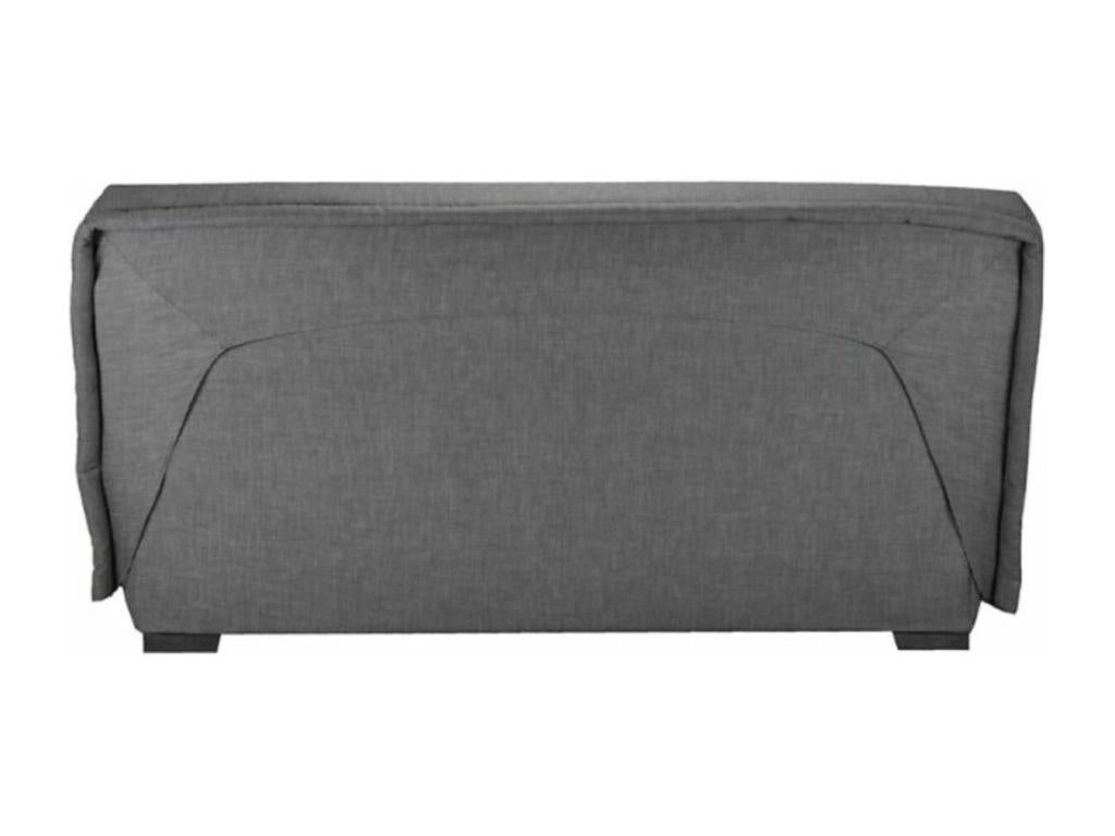 Fabric click-clack sofa with storage, Parisianestop 15cm mattress, Parisianestop 207cm mattress - Grey 09925RRYQ