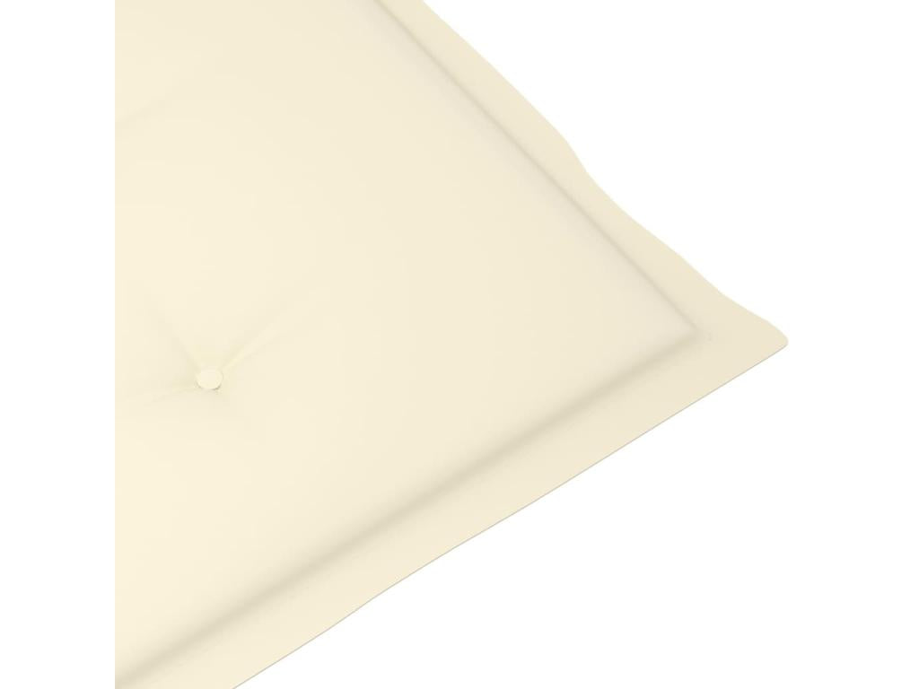 Set of 4 reclining garden chairs with cushions, Bois d'Parisianestop 68012DJXF