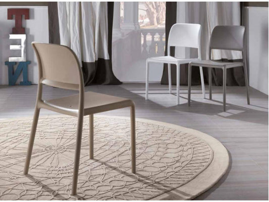 Parisianestop designer stackable chair - Set of 4 - Olive Green 63960SHXW