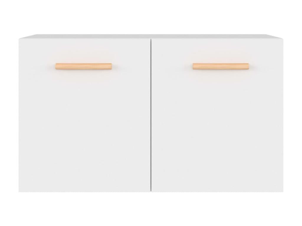 White wall cabinet 60x36.5x35 cm Engineered wood 42008LYIA