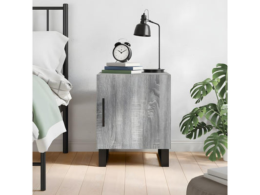 Maisonpuretop bedside table, grey, 40x40x50 cm, engineered wood, 80501CWGN