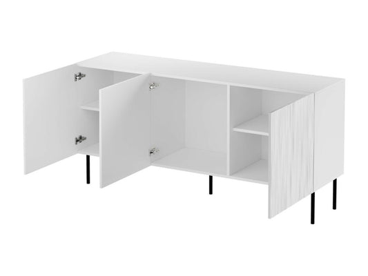 Parisianestop 100 White - Black Buffet 75x152cm Number of doors 343cm Parisianestop - Laminate 22203DZRV