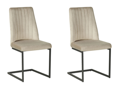 Set of 2 Parisianestop Velvet Dining Chairs Parisianestop 92365YXEB