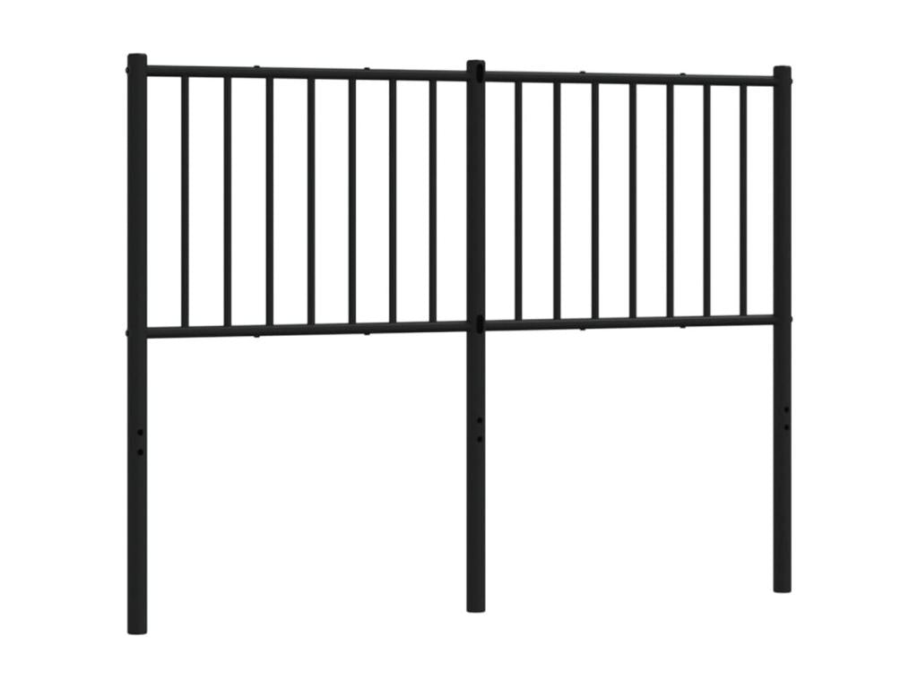 Black metal headboard 120cm 97141UGOO