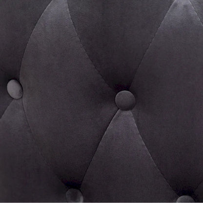 Gray 23 Polyester Upholstered Accent Chair with Rubberwood Legs