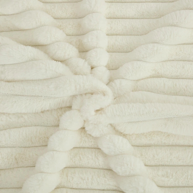 Beige 47.8 Upholstered Oversized Chaise Longue with Ottoman