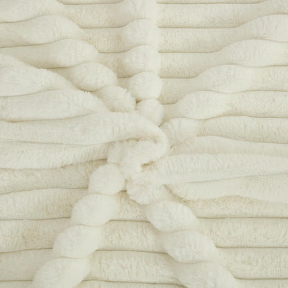 Beige 47.8 Upholstered Oversized Chaise Longue with Ottoman