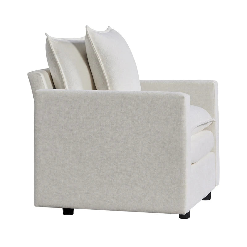 33.07 Upholstered Arm Chair with Solid Wood Frame