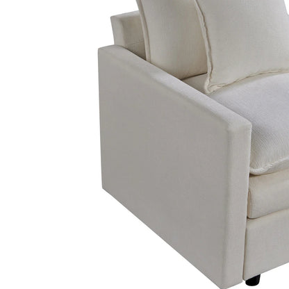 33.07 Upholstered Arm Chair with Solid Wood Frame