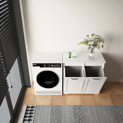 Laundry Cabinet,with 2 Removable Liner Bags