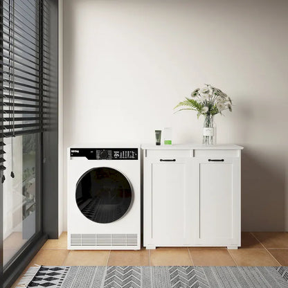 Laundry Cabinet,with 2 Removable Liner Bags
