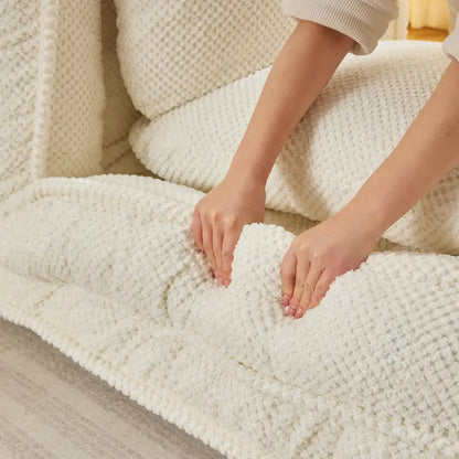 White 47.8 Adjustable Chaise Longue Chair with High Back