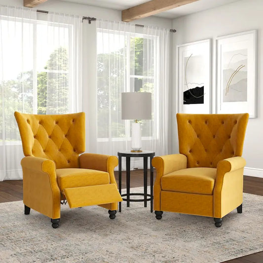 The Canary Recliner, Modern Wingback Chair