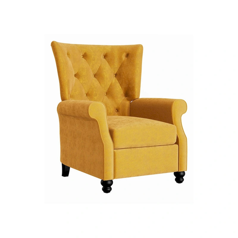 The Canary Recliner, Modern Wingback Chair