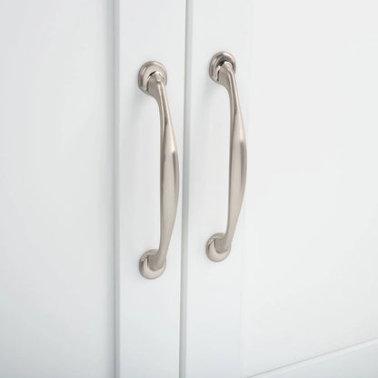 SAFAVIEH Krystal 2-Door 1-Shelf Kitchen Cart - 45.7 W x 17.3 L x 35.6 H - 46Wx17Dx36H