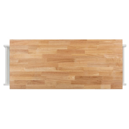 SAFAVIEH Krystal 2-Door 1-Shelf Kitchen Cart - 45.7 W x 17.3 L x 35.6 H - 46Wx17Dx36H