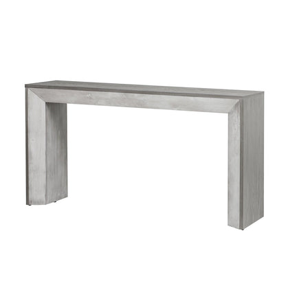 Christopher Knight Home - Mirod Elegant Console Table with Fireplace-Inspired Design and Wood Veneer Top