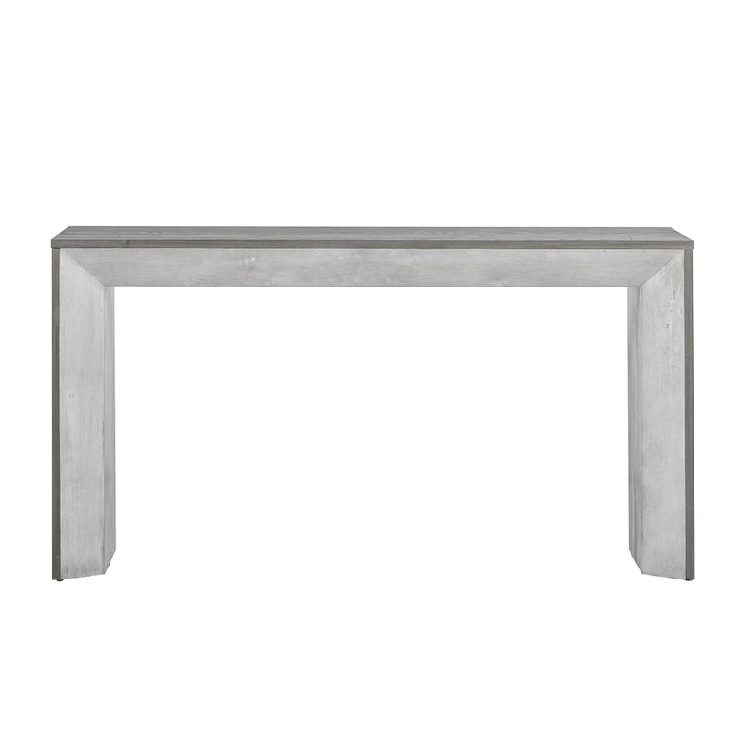 Christopher Knight Home - Mirod Elegant Console Table with Fireplace-Inspired Design and Wood Veneer Top