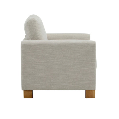 Christopher Knight Home - Harmonia Upholstered Armchair with Solid Wood Frame and Plush Cushioning