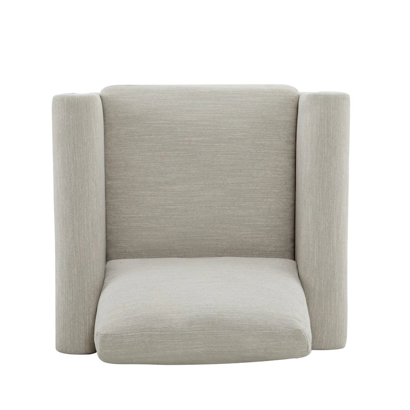 Christopher Knight Home - Harmonia Upholstered Armchair with Solid Wood Frame and Plush Cushioning