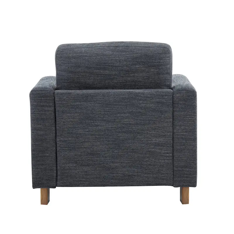 Christopher Knight Home - Harmonia Upholstered Armchair with Solid Wood Frame and Plush Cushioning