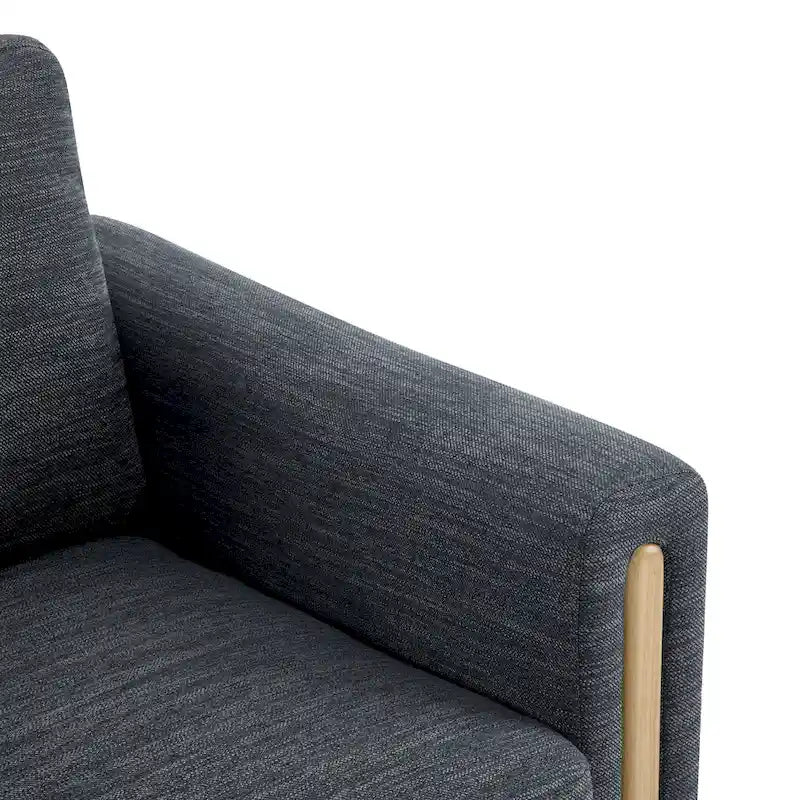 Christopher Knight Home - Harmonia Upholstered Armchair with Solid Wood Frame and Plush Cushioning