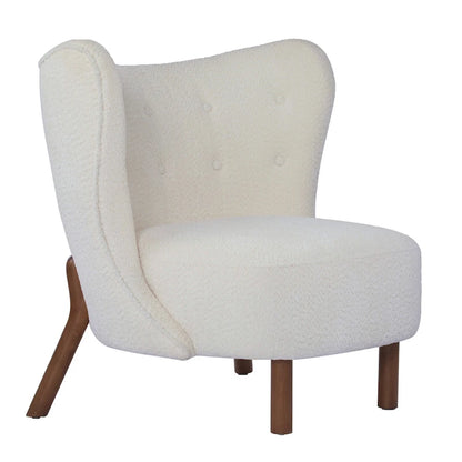 Christopher Knight Home - Camille Modern Upholstered Armless Accent Chair with Plush Seating and Solid Wood Frame