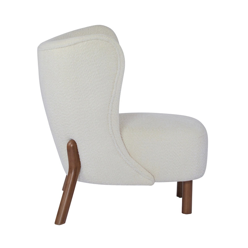 Christopher Knight Home - Camille Modern Upholstered Armless Accent Chair with Plush Seating and Solid Wood Frame