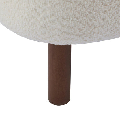 Christopher Knight Home - Camille Modern Upholstered Armless Accent Chair with Plush Seating and Solid Wood Frame