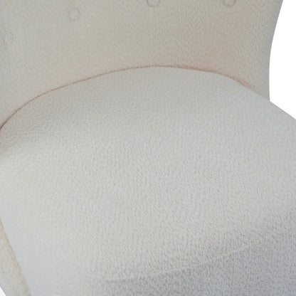 Christopher Knight Home - Camille Modern Upholstered Armless Accent Chair with Plush Seating and Solid Wood Frame