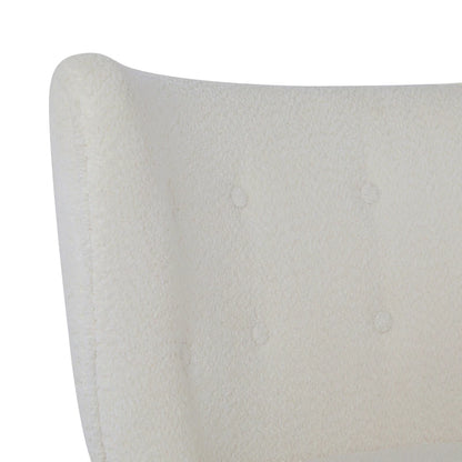 Christopher Knight Home - Camille Modern Upholstered Armless Accent Chair with Plush Seating and Solid Wood Frame