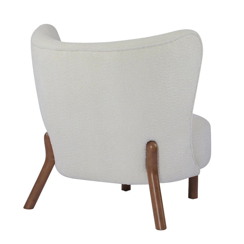 Christopher Knight Home - Camille Modern Upholstered Armless Accent Chair with Plush Seating and Solid Wood Frame