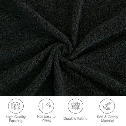 133 Lamb Velvet Convertible Sleeper Sofa with 7 Pillows (3 Back + 4 Throw), Foldable Gaming Bed Design