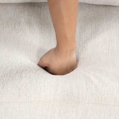 108.6 Chenille U-Shaped Sectional Sofa Bed with USB Ports, Storage Chair, and 3 Back Pillows