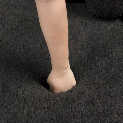 108.6 Chenille U-Shaped Sectional Sofa Bed with USB Ports, Storage Chair, and 3 Back Pillows